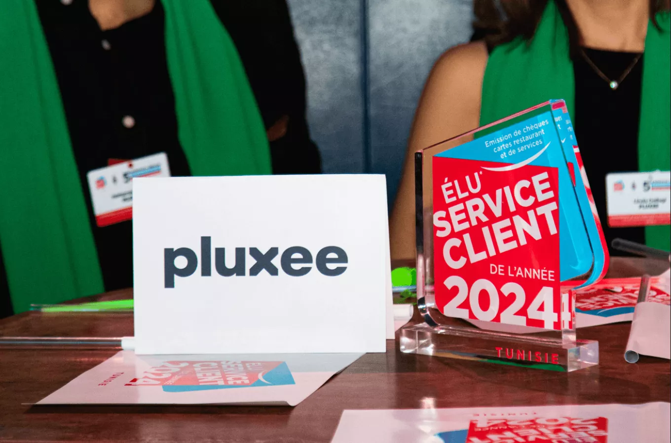 Pluxee Tunisie élu service client de l'année 2024
