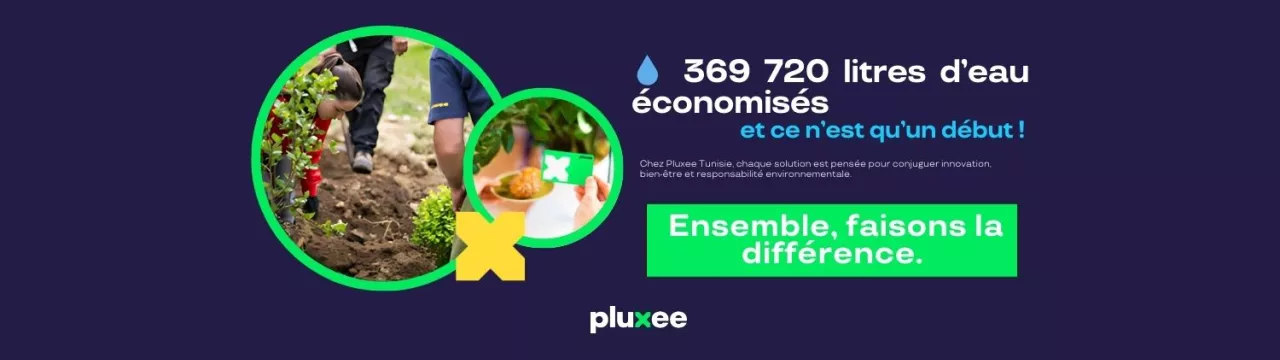 Economie d'eau chez Pluxee